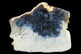 Polished Trent Agate With Stibnite & Realgar - Oregon #184752-1